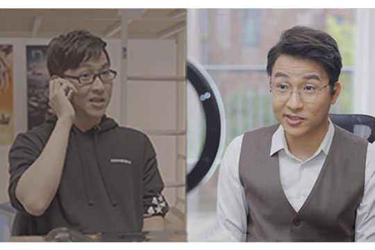 國社小哥給10年前的自己打了個電話，結果亮了